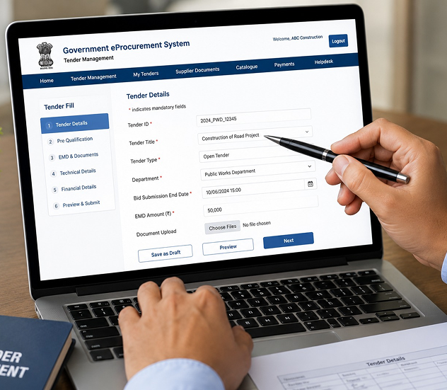 Tender Portal Registration